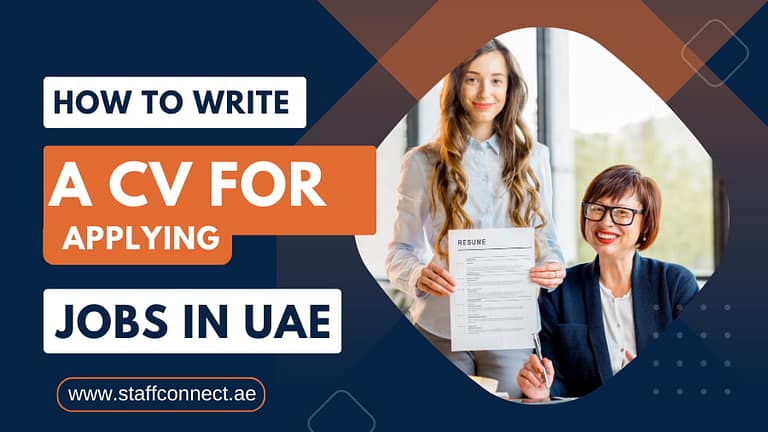 How To Write A CV For Applying Jobs in UAE